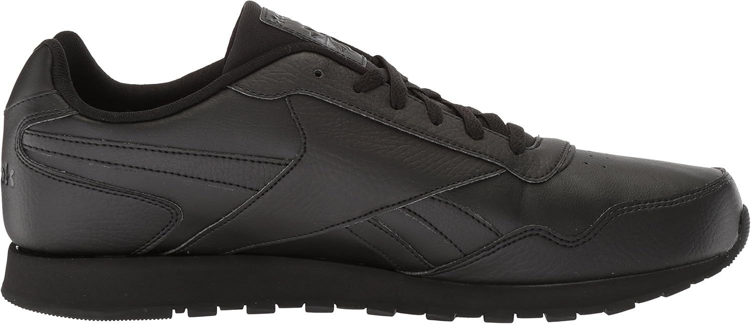Reebok womens Classic Harman Run Sneaker, Black/Black, 6.5 US
