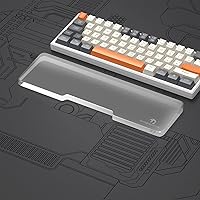 Vista 12 de SELORSS Reposamuñecas Acrílico para Teclado Pro- TENKEYLESS Teclado 80%- Reposapalmas Ergonómico para Teclados Mecánicos para Teclado