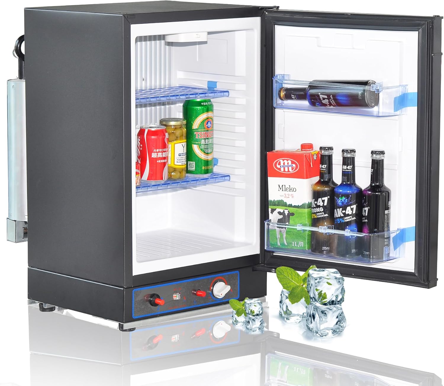 Upgrade 110V 12v Propane Compact Refrigerator Freightliner Cascadia