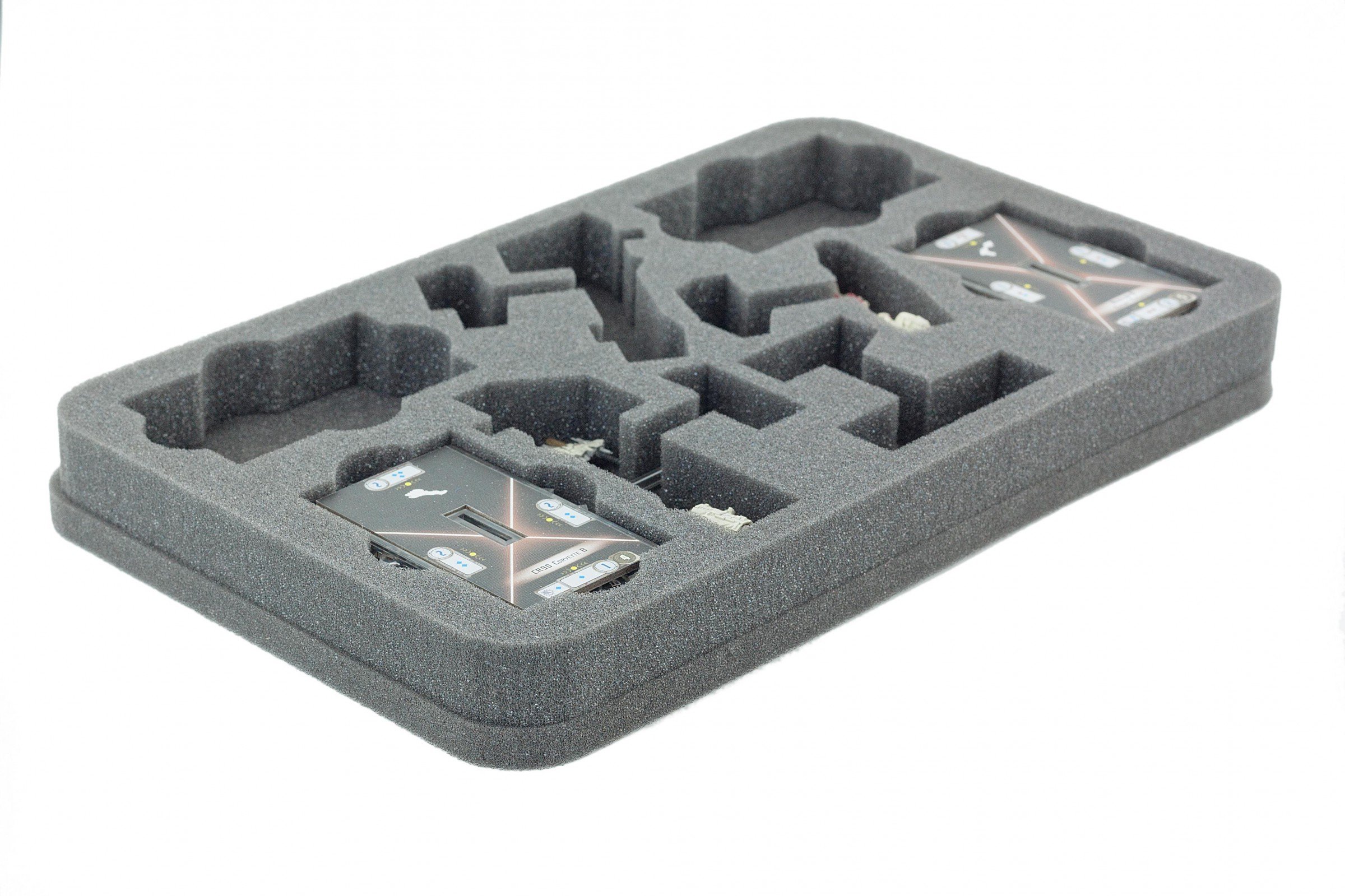 AF030RE01 Vassoio In Schiuma Da 30 Mm Per Scatola Da Gioco Da Tavolo Per Ribellione Di Star Wars Con 67 Slot