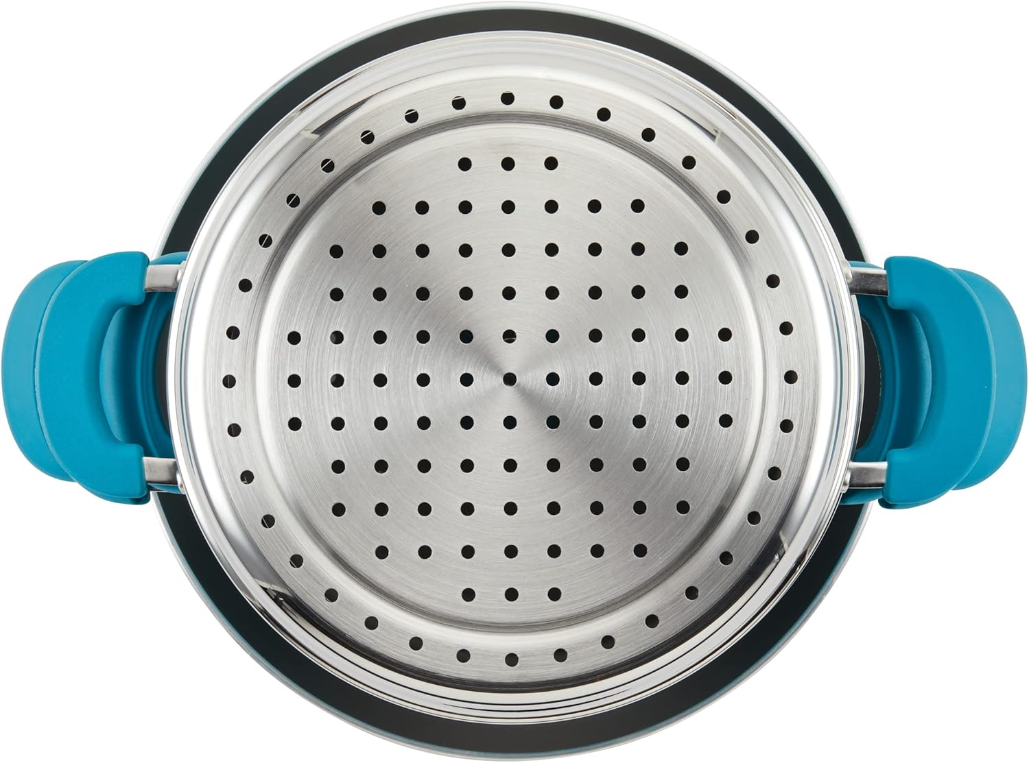 Rachael Ray Get Cooking Stackable Nonstick Pots and Pans, Cookware Set (8 Piece), Turquoise