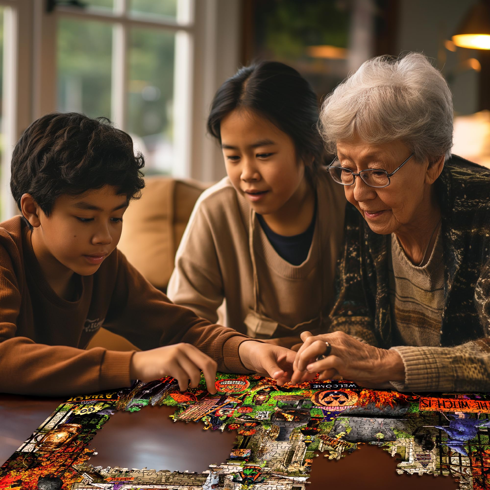 White Mountain Puzzles Witches Welcome, Puzzle da 1000 pezzi