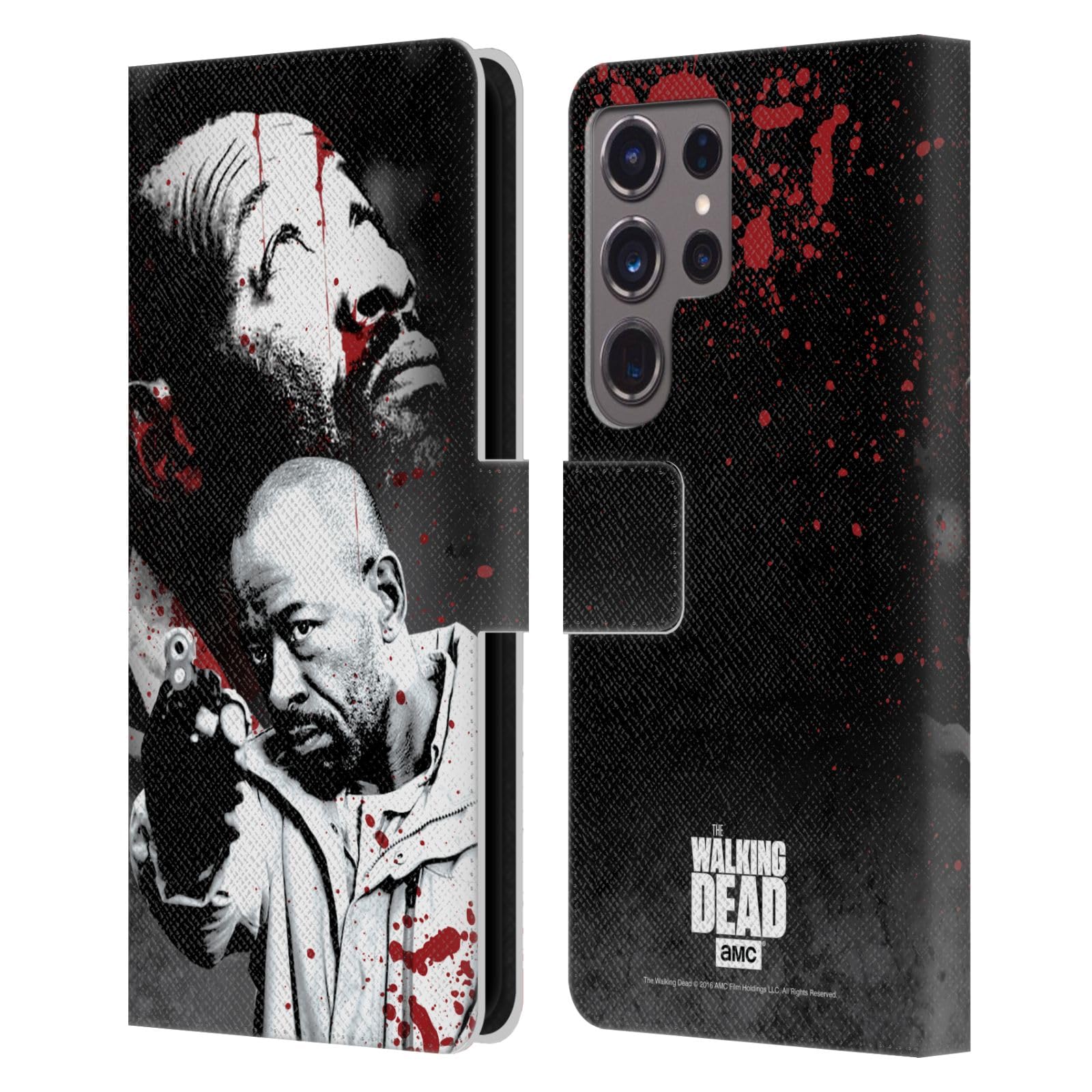 Carcasa Samsung S24 Ultra 5G Walking Dead Morgan funda de cuero 7