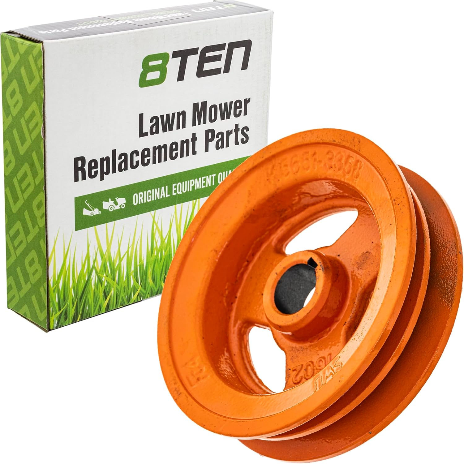 8TEN Deck Spindle Pulley for Kubota RCK54-18Z RCK60-21Z RCK72P-28Z RCK60-32 RCK60P-28Z 54 60 72-Inch K5651-33580