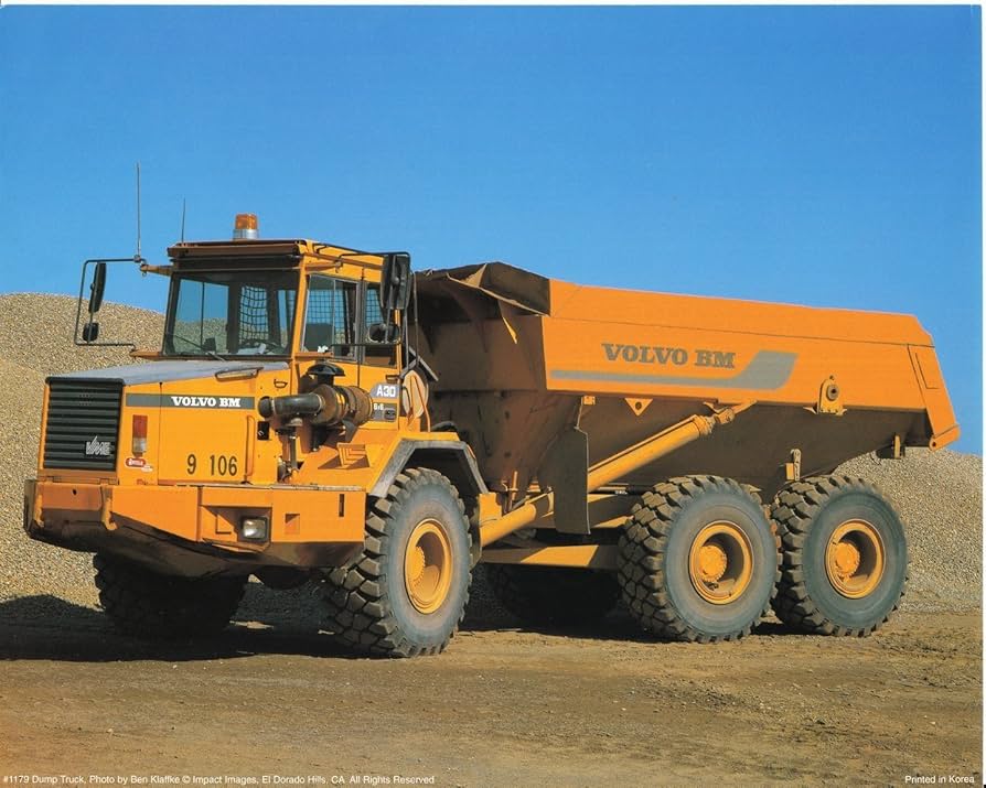 Amazon.com: Truck Construction Volvo BM 6x6 A30 Dump Vehicle