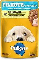 Ração Úmida Para Cachorros Filhotes Pedigree Sachê, Frango, 100 g