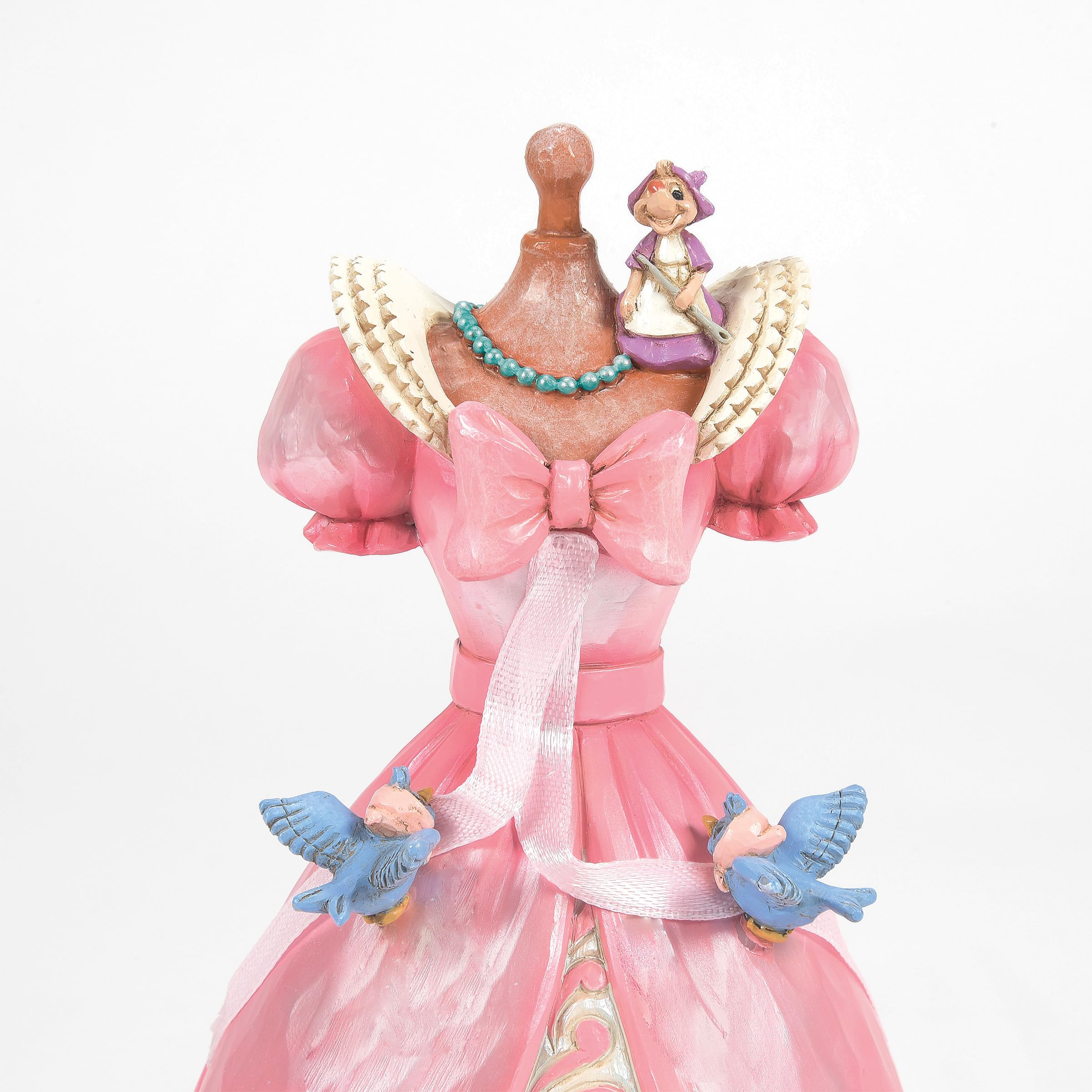 Figurina Musicale Cenerentola con vestito rosa Collezione Disney Traditions