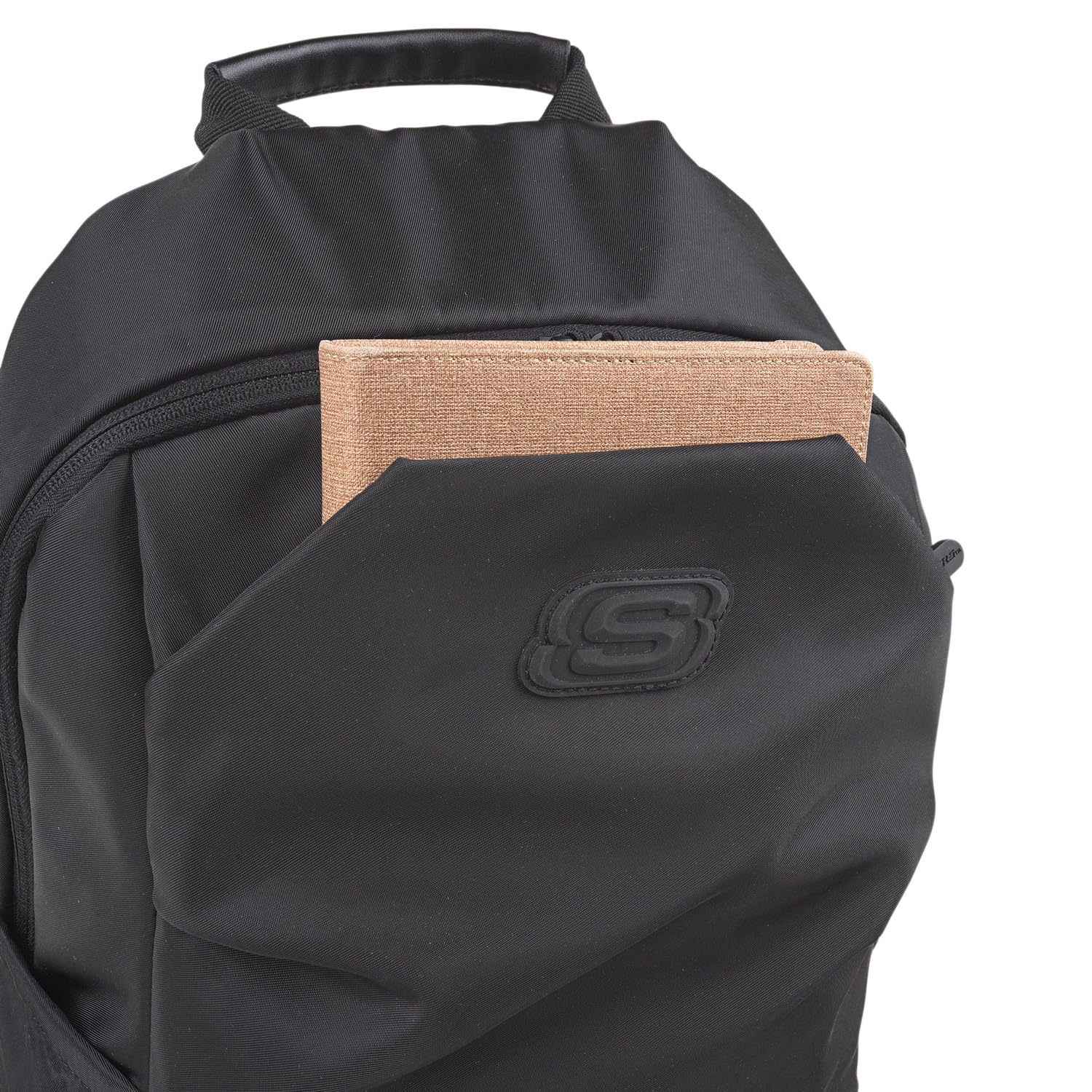 SKECHERS - Plecak Sportowy i Plecak Do Silowni unisex, wieloprzedzialowy, lekki i hydrofobowy na trening, podróze oraz codzienne uzytkowanie, Czarny