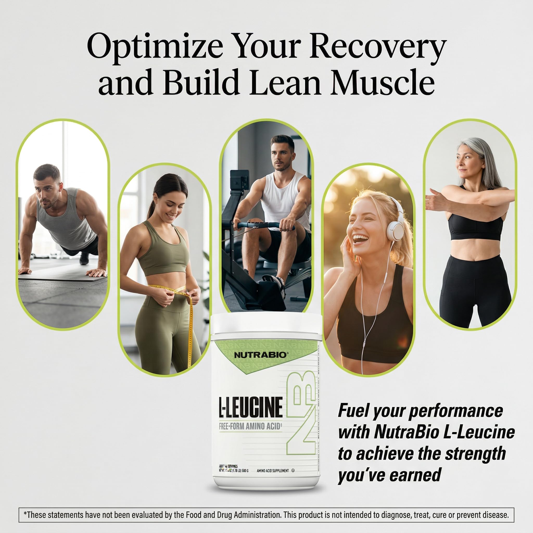 NutraBio 100% Pure L-Leucine - Muscle Recovery and Support - Naturally Fermented Free Form Amino Acid - Vegan, Non-GMO, Gluten Free - (500 Grams) — Amazon image 8