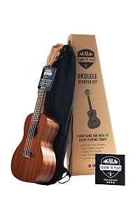 Kala Learn to Play Ukulele Concert Starter Kit