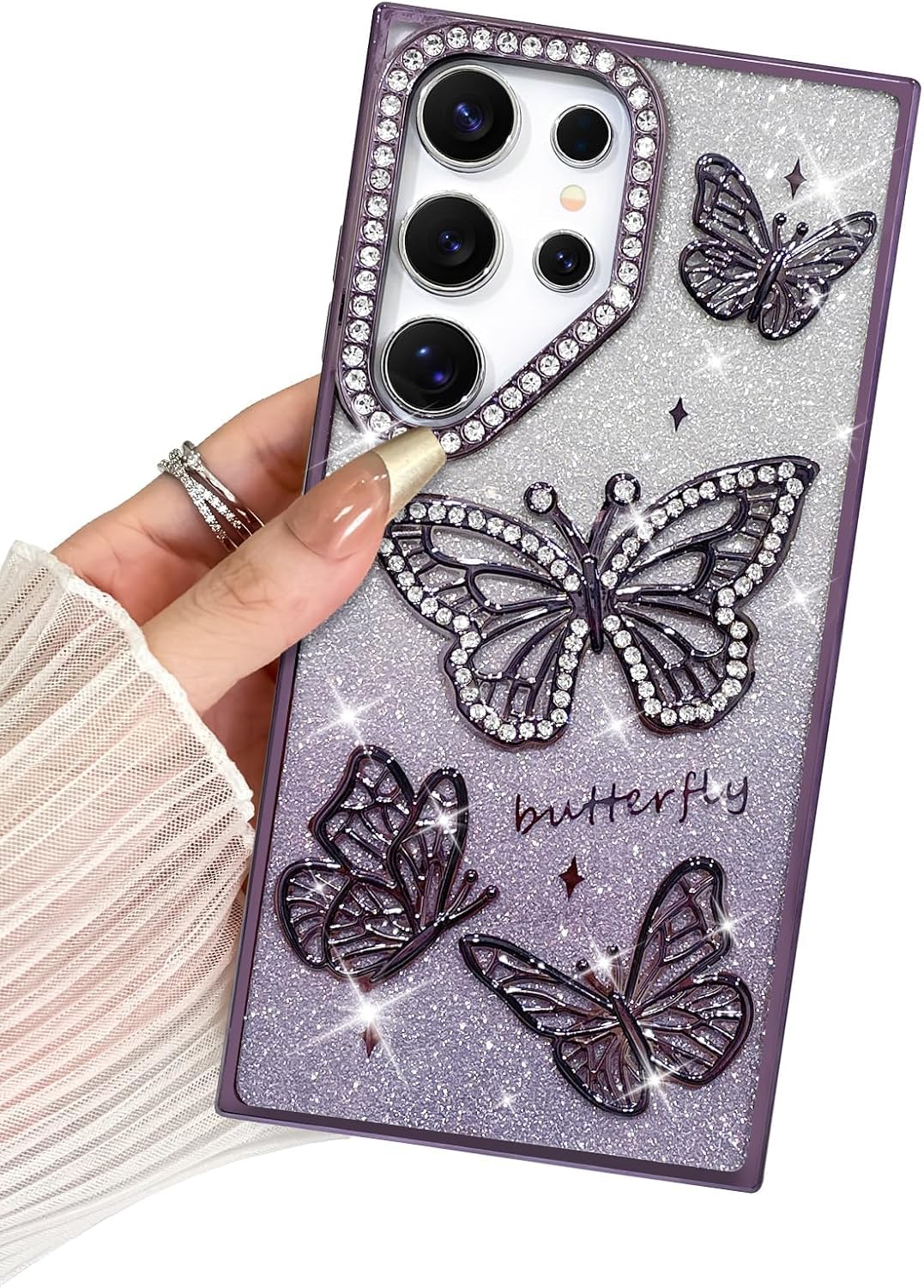 Elzzi Butterfly Phone Case for Samsung S26 Ultra -21 Elzzi Butterfly Phone Case for Samsung S26 Ultra -21
