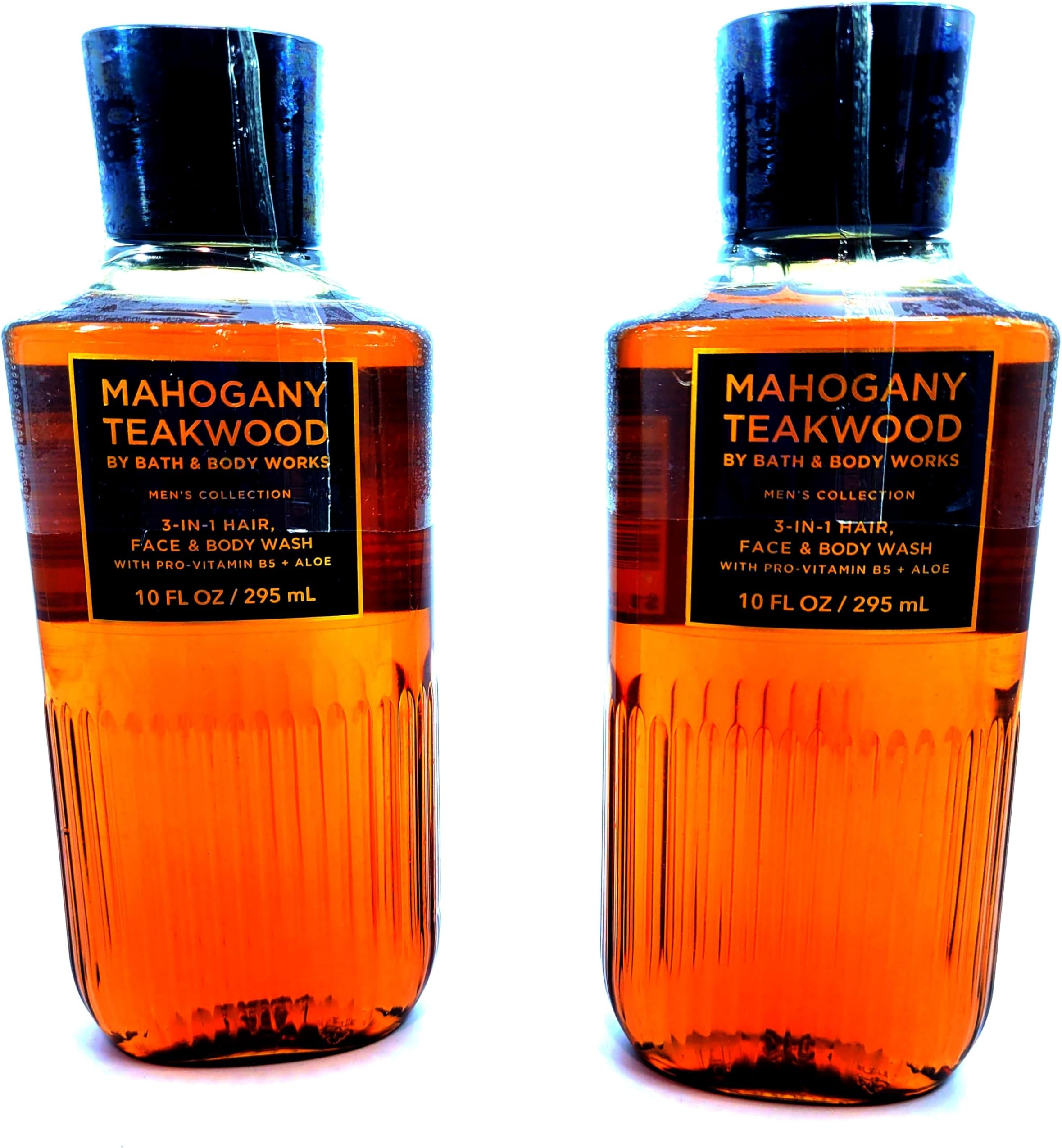 Bath and Body Works, Signature Collection Teakwood 2-in-1 Hair + Body Wash (2 Pack)