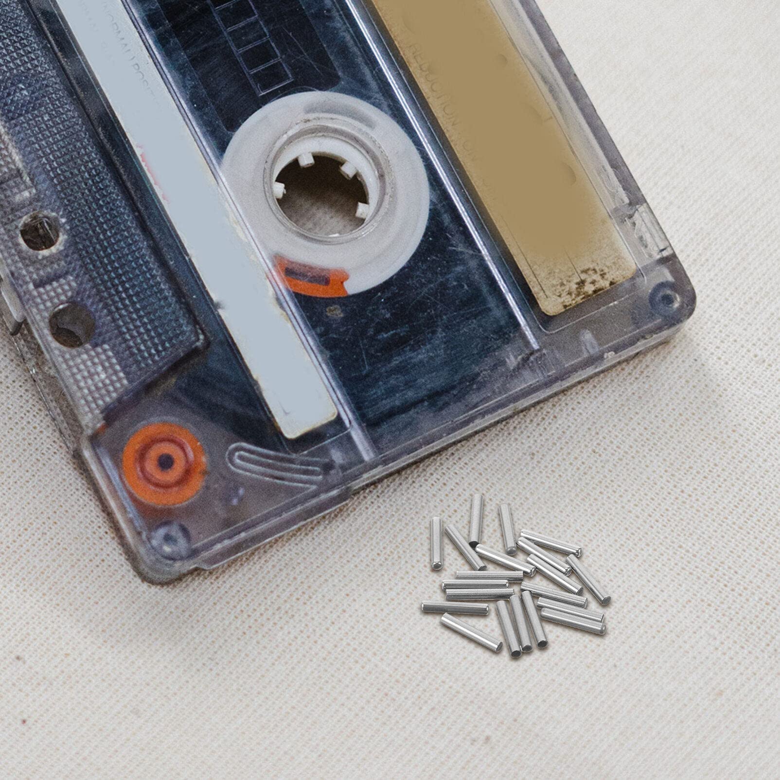 VICASKY 20pcs Pinch Roller for Tape Recorder Cassette Machine Repair Replacement Bearings for Audio Parts Maintenance Compatible Music Players Amplifiers