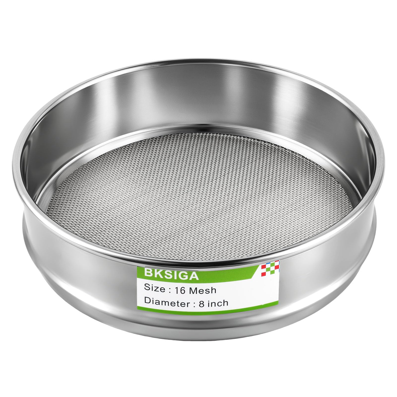304 Stainless Steel Lab Sieves Pan,8" Diameter Standard Sieve Pan for Industrial Laboratory Homes — Amazon image 26