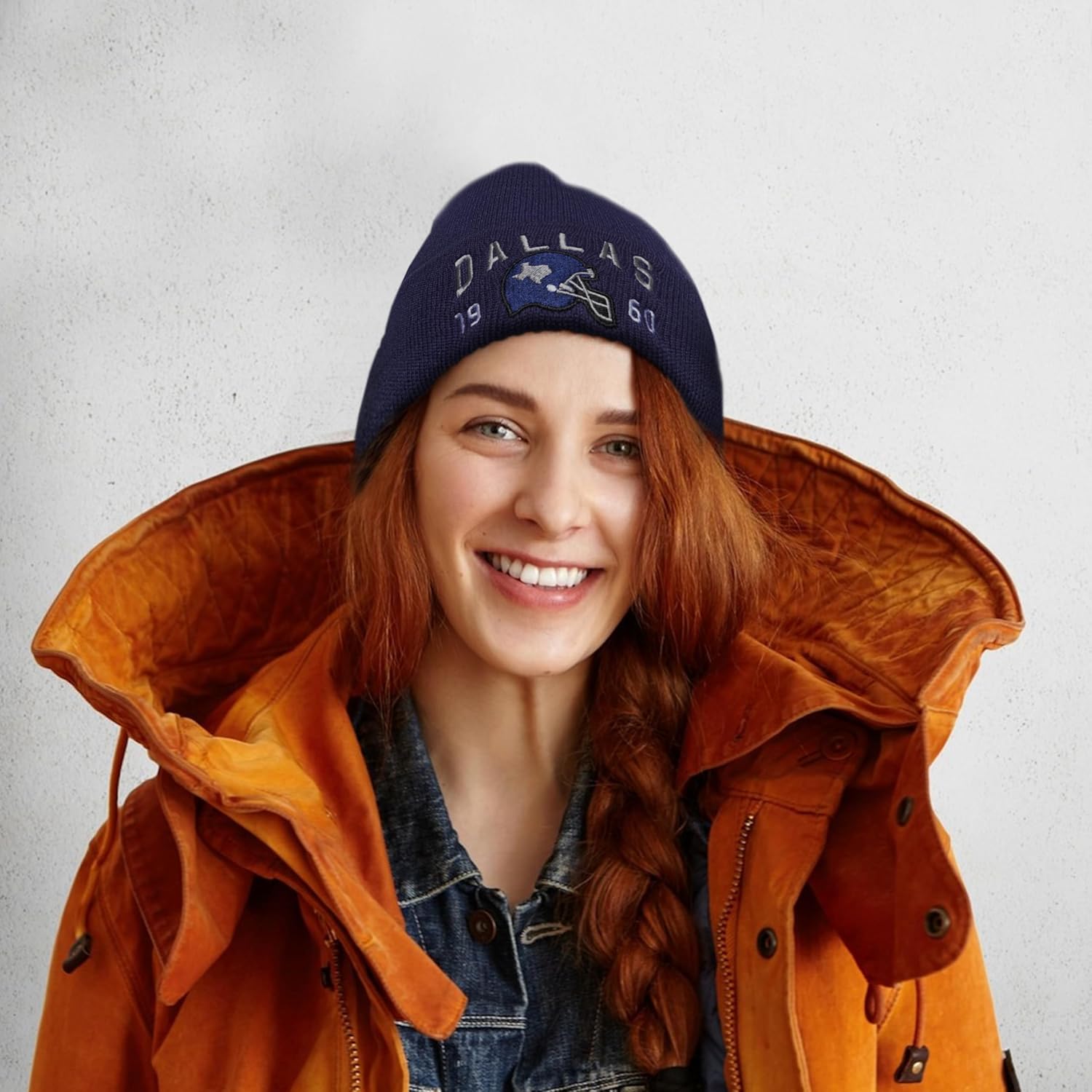 Beanie for Men Women Vintage Embroidered City Hats Apparel Gifts Classic Sport Beanie - Image 5