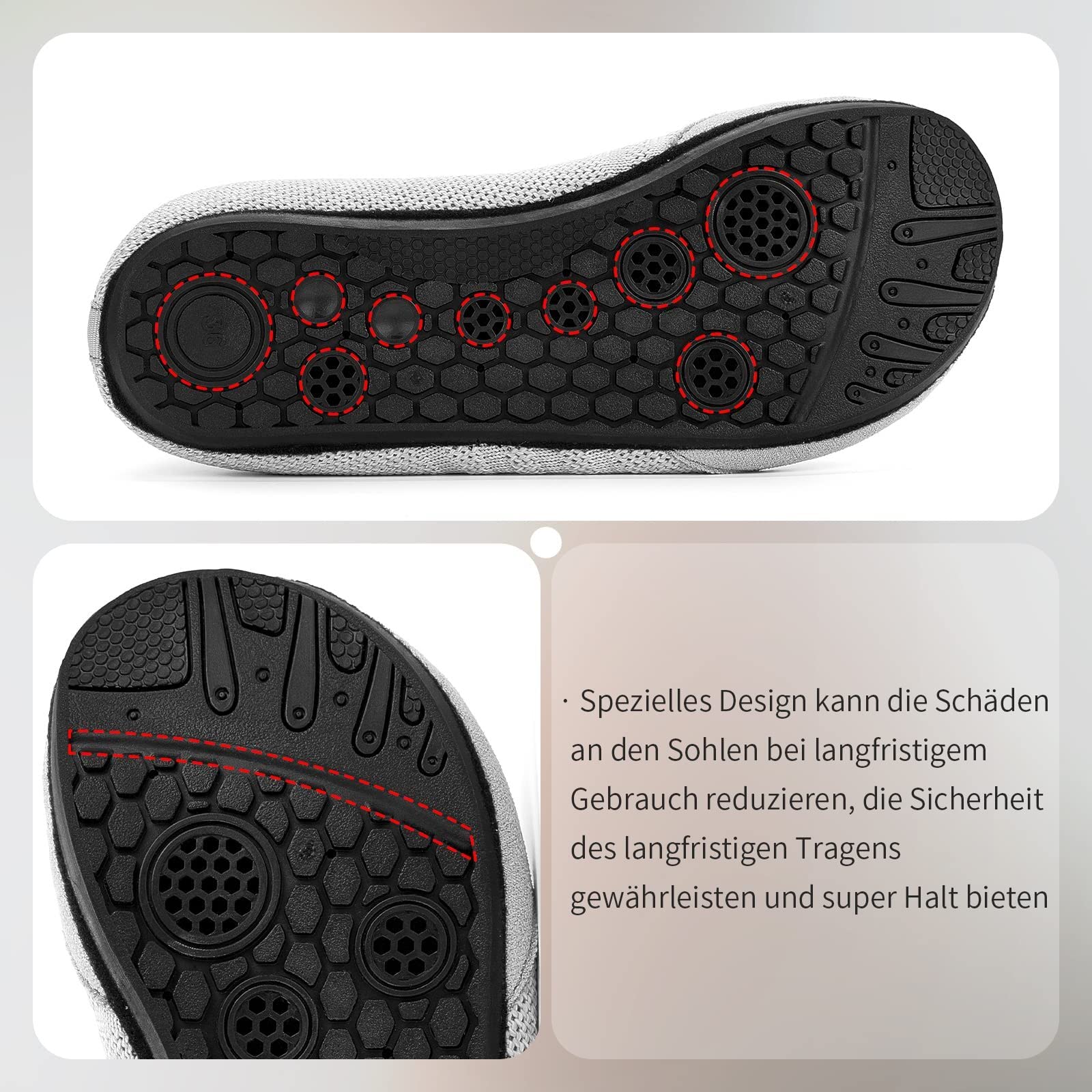 KOWAYI Unisex Zapatillas de Estar por casa Comodidad Interior Pantuflas Hombre Mujer Suave Antideslizante Slipper