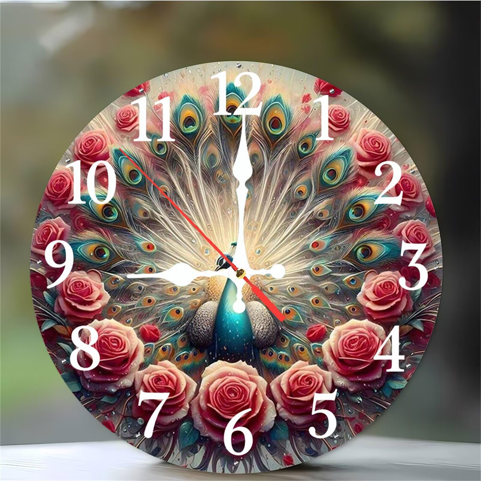 Horloge murale pour décoration de cuisine et salon au design contemporain