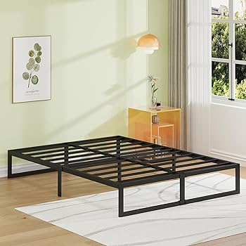 Amazon.com: EMODA 12 Inch Queen Bed Frame No Box Spring
