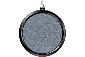 VIVOSUN Air Stone Disc 5 x 5 Inch with Shell for Hydroponics,...