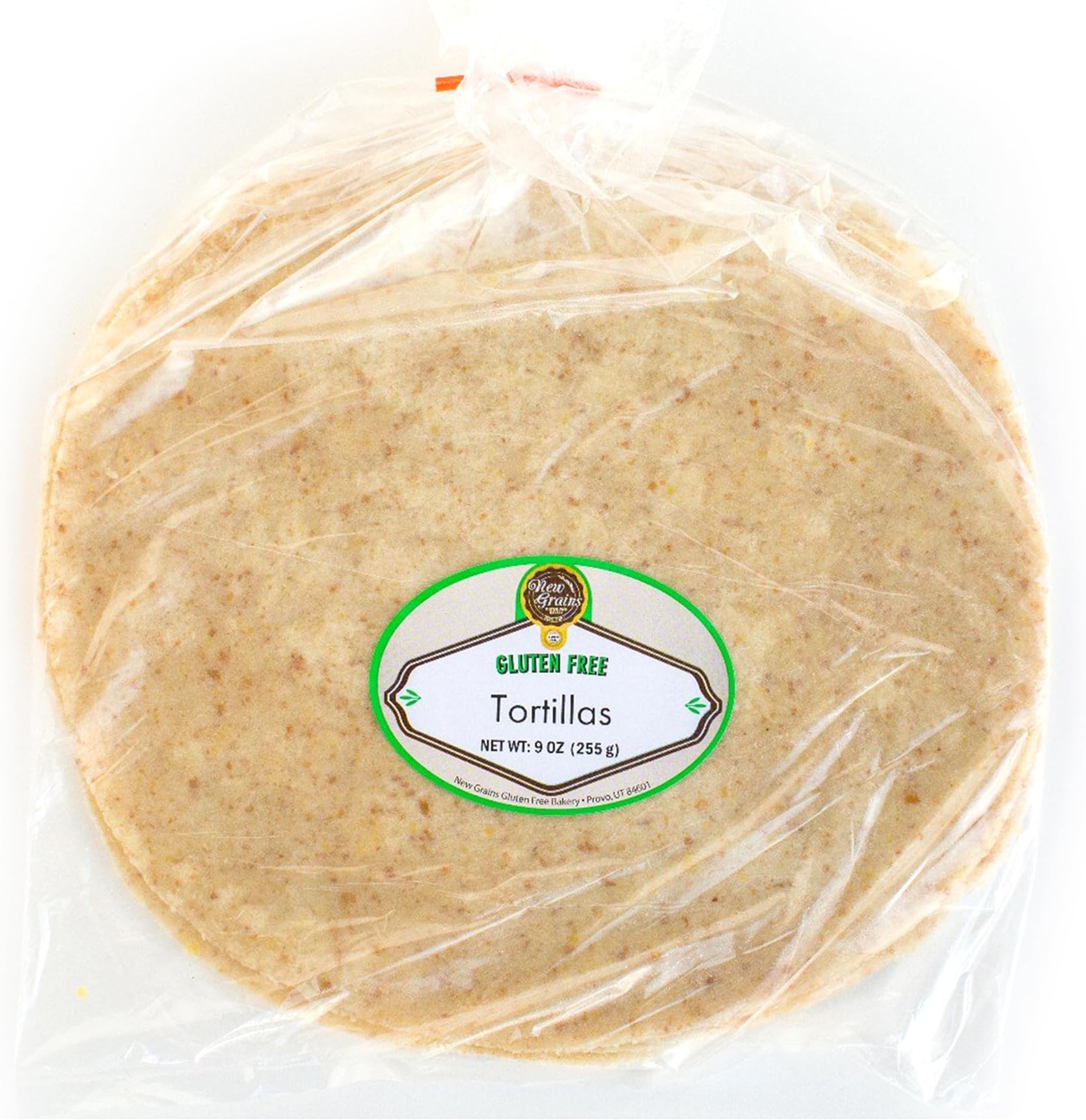 New-Grains Gluten-Free Flour Tortillas 2 packs (4-10" tortillas each) I Soft & Delicious Wraps for Tacos, Burritos, gluten-free tortillas, Quick Prep & Multiple Servings