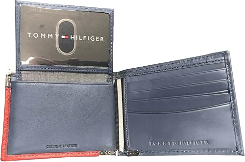 Miniatura 4 de Tommy Hilfiger Pasaporte y Valet Billetera color rojoazul marinoblanco