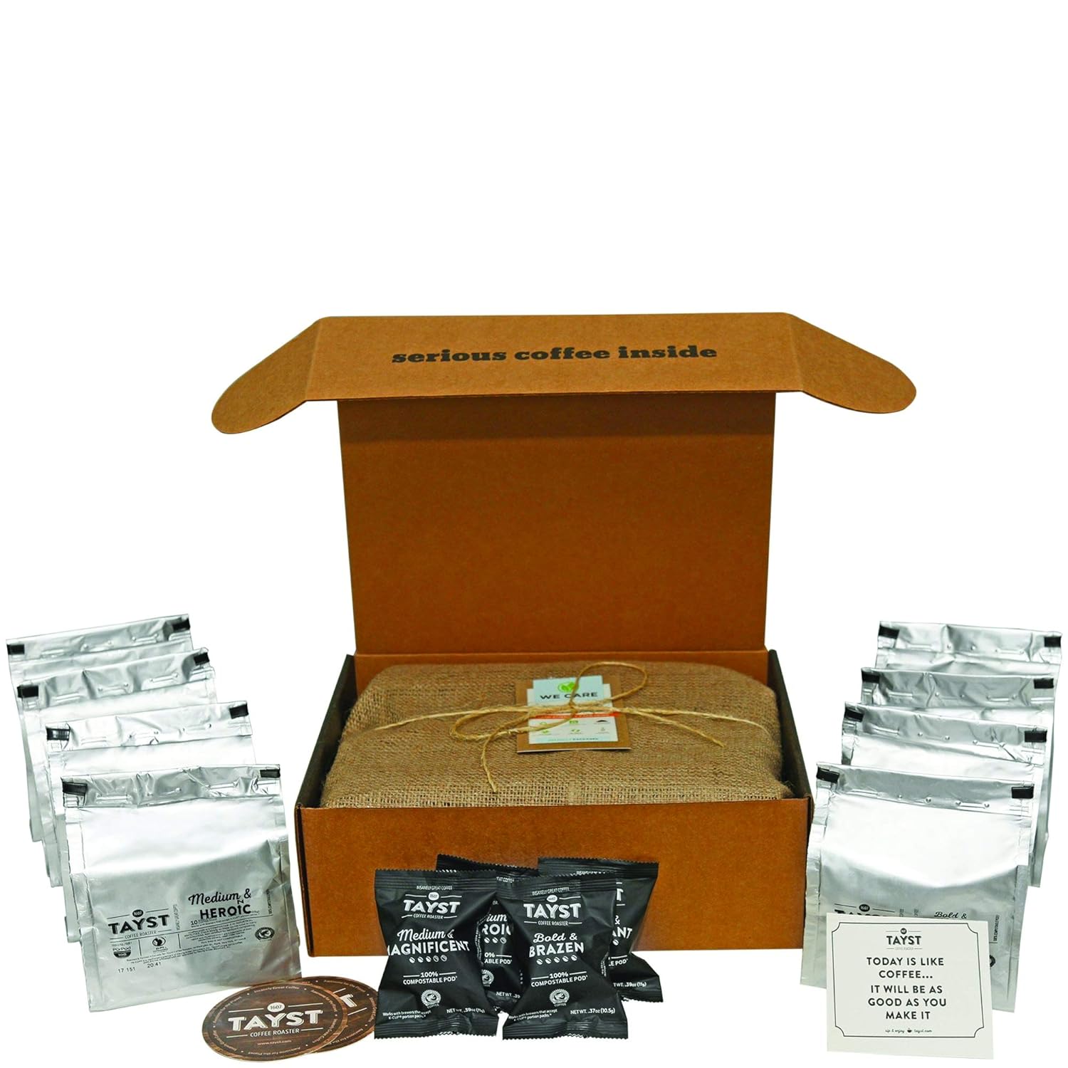 Tayst Compostable Coffee Pods Decaf Roast Biodegradable K