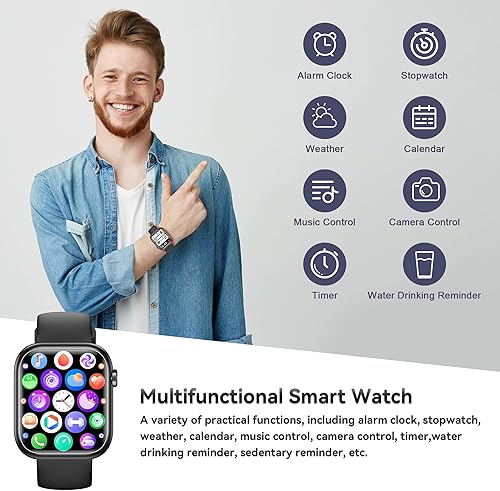 Miniatura 5 de Reloj inteligente para hombres y mujeres reloj de fitness