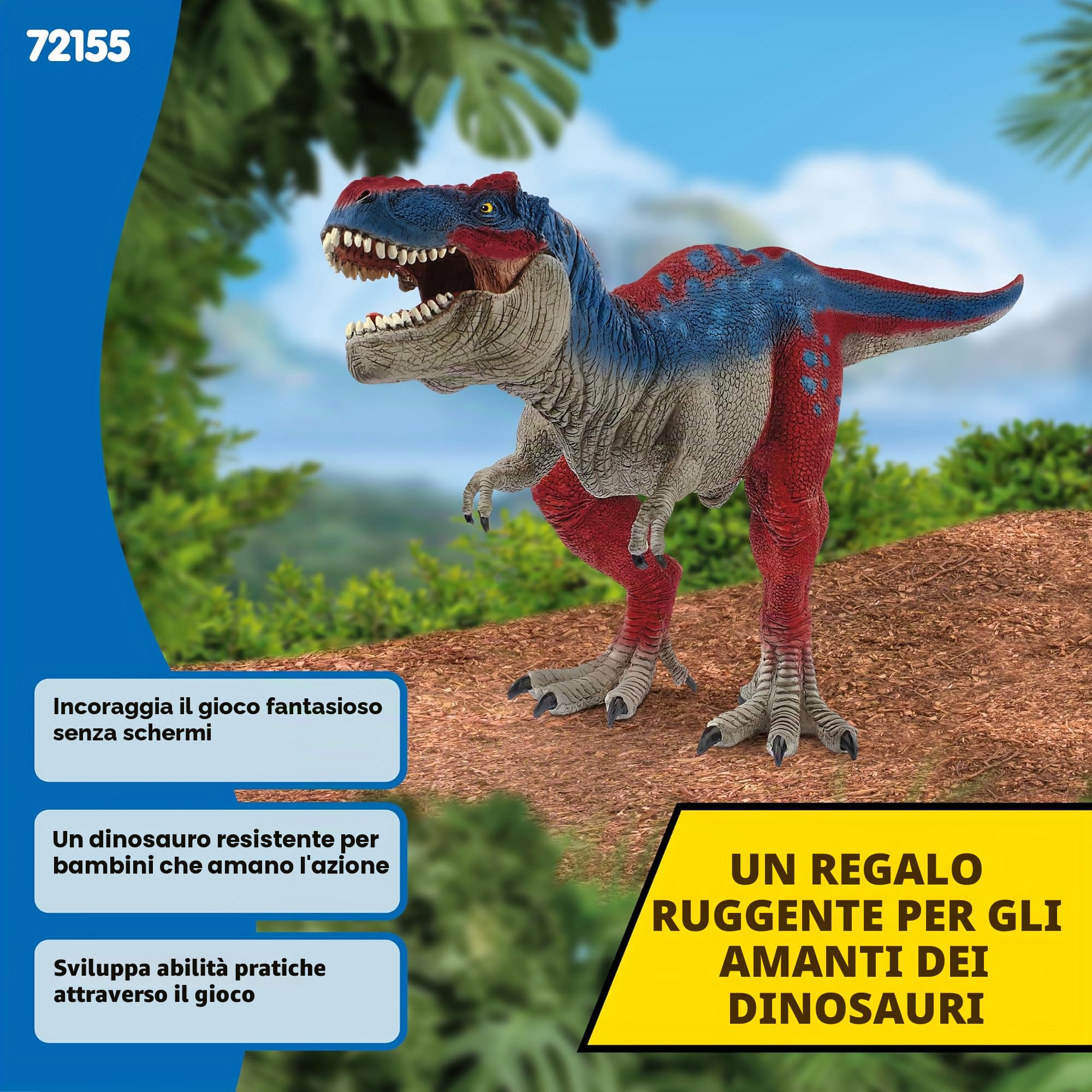 SCHLEICH T-Rex, Multicolore (72155)
