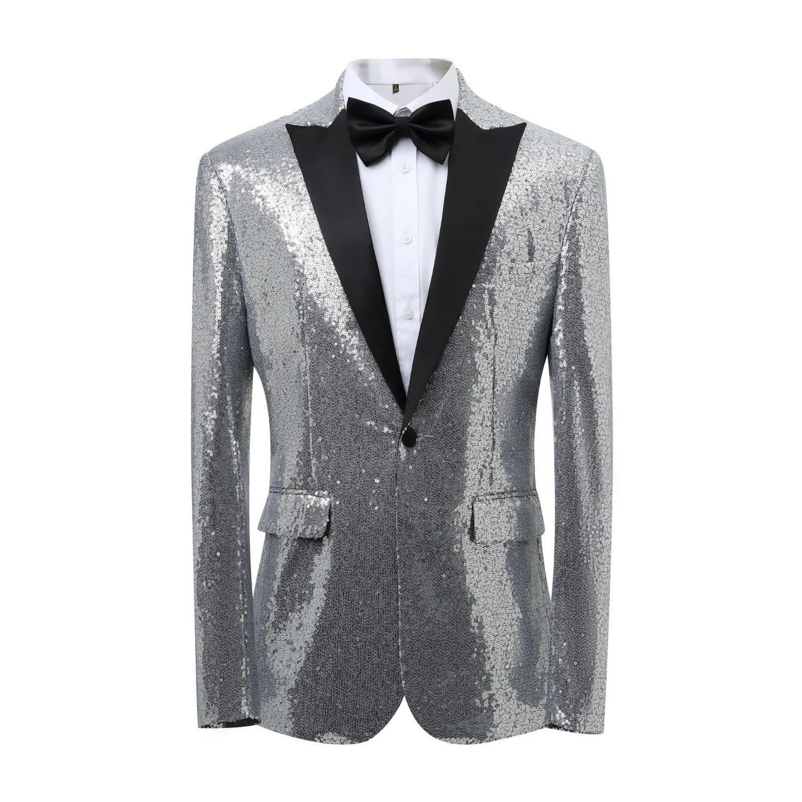 Chándal de algodón para hombre, traje de chándal, traje de casa, chaqueta de lentejuelas, traje de pantalón, esmoquin, fiesta, baile, boda, lentejuelas, esmoquin, chaqueta de un solo botón