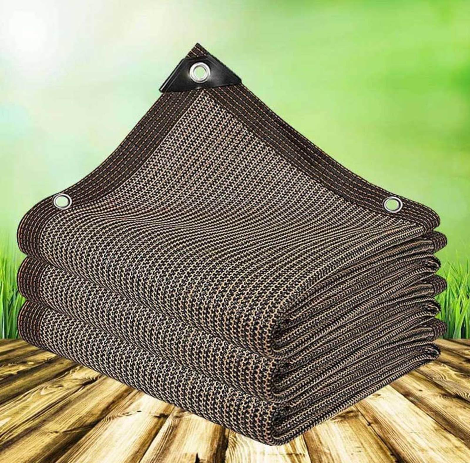 Voile d'ombrage rectangulaire en maille respirante pour jardin et terrasse
