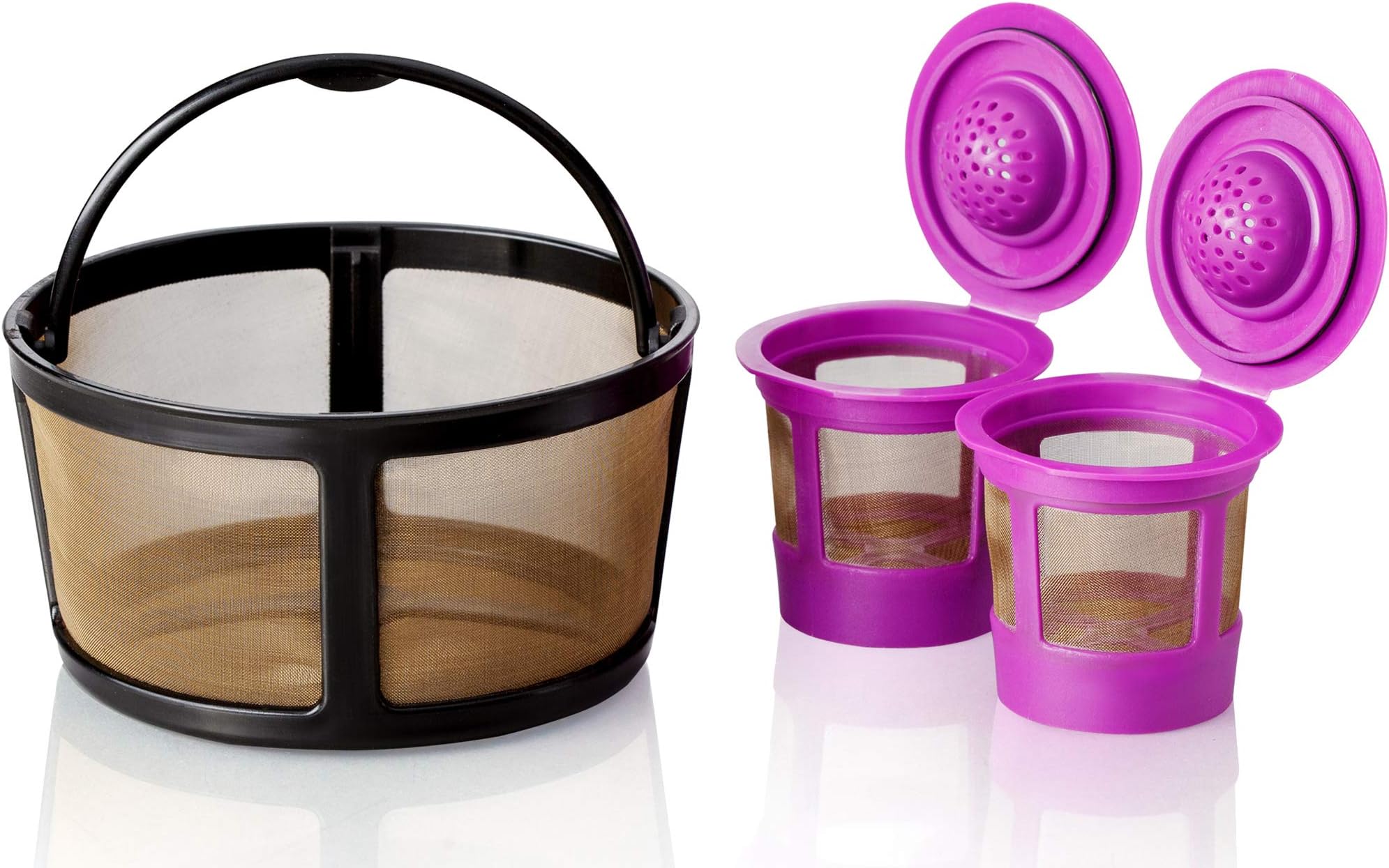 GoodCups Keurig K Duo Coffee Filter and 2 Reusable K Cups