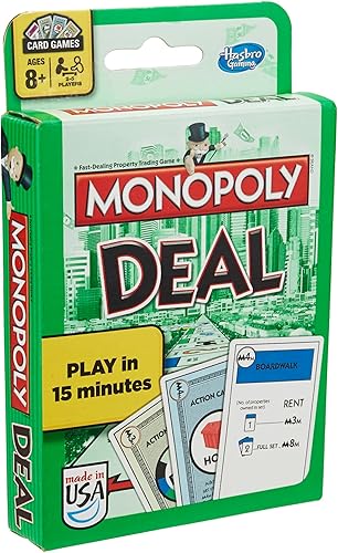 Miniatura 2 de Monopoly Deal Juego de cartas (versión inglés)
