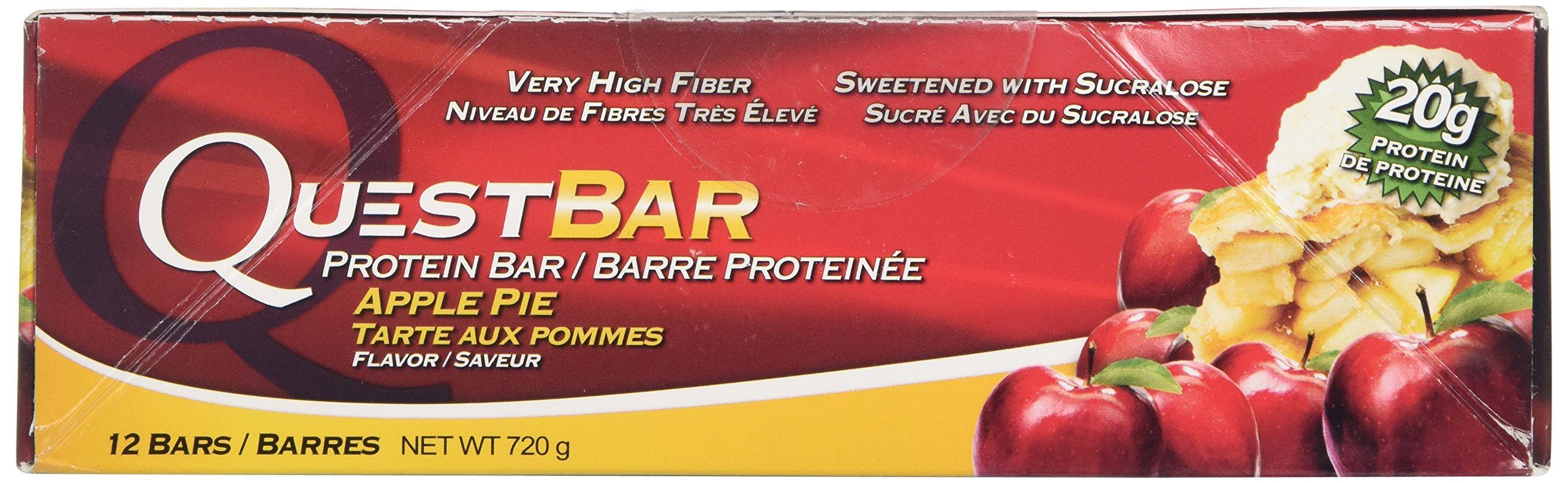 Quest Nutrition, Protein Bar, Apple Pie, 12 Bars, 2.12 oz (60 g) Each