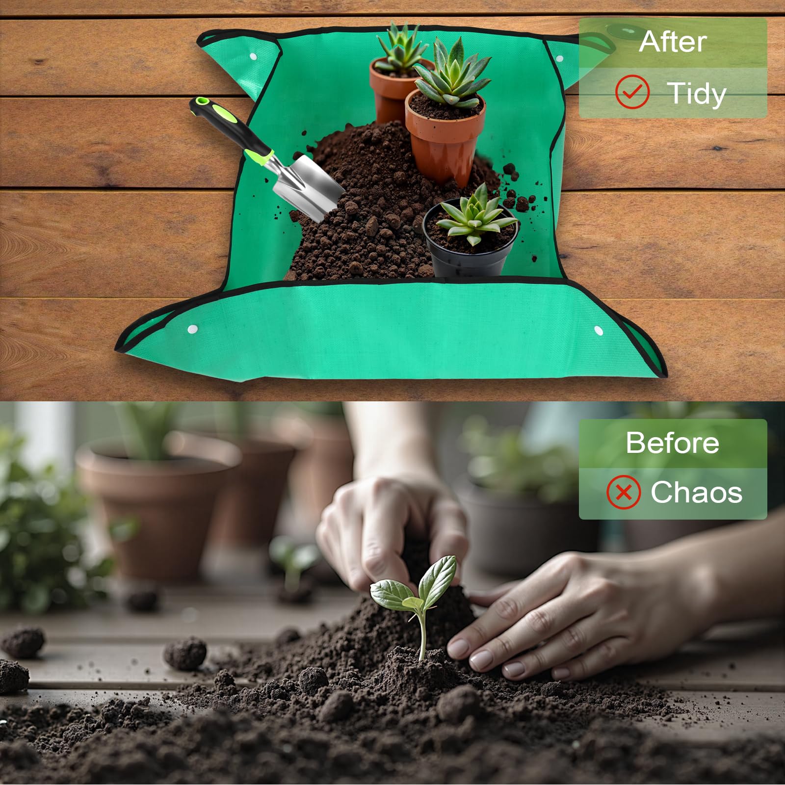 USHOP Juego de Herramientas de Jardinería,Juego de Herramientas de Mano de Jardín,Kit de Herramientas de Mano de Jardinería,Las Suculentas Herramienta,Mini Herramientas de Jardín para Trasplante
