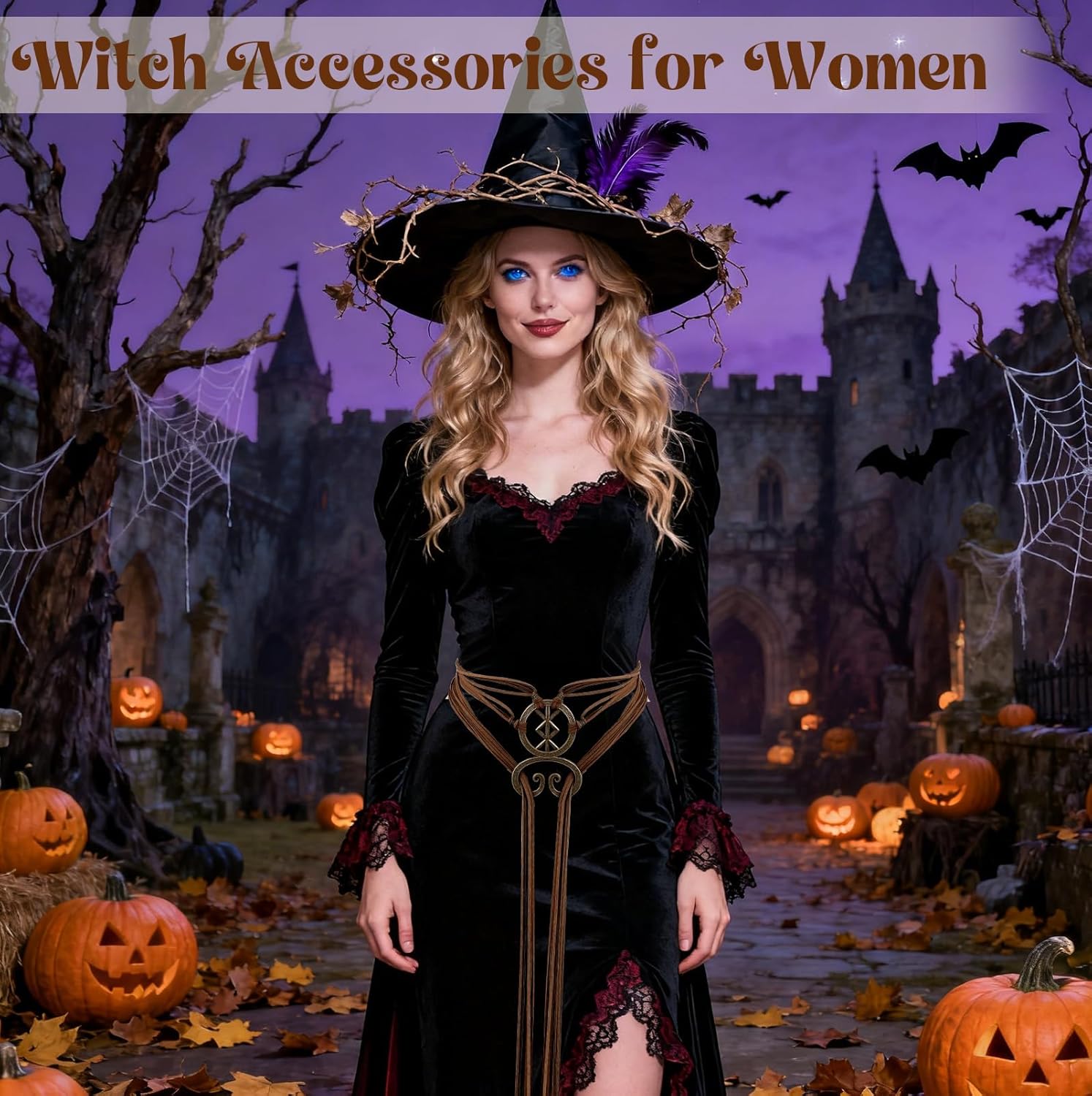 Viking Costume Women Belt with Troll Cross - Medieval Renaissance Accessory for Viking, Ren Faire Halloween Cosplay - Image 5