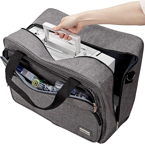 Miniatura 2 de Homest - Estuche de transporte de máquina de coser bolso universal con correa para el hombro, compatible con la mayoría de las máquinas estándar