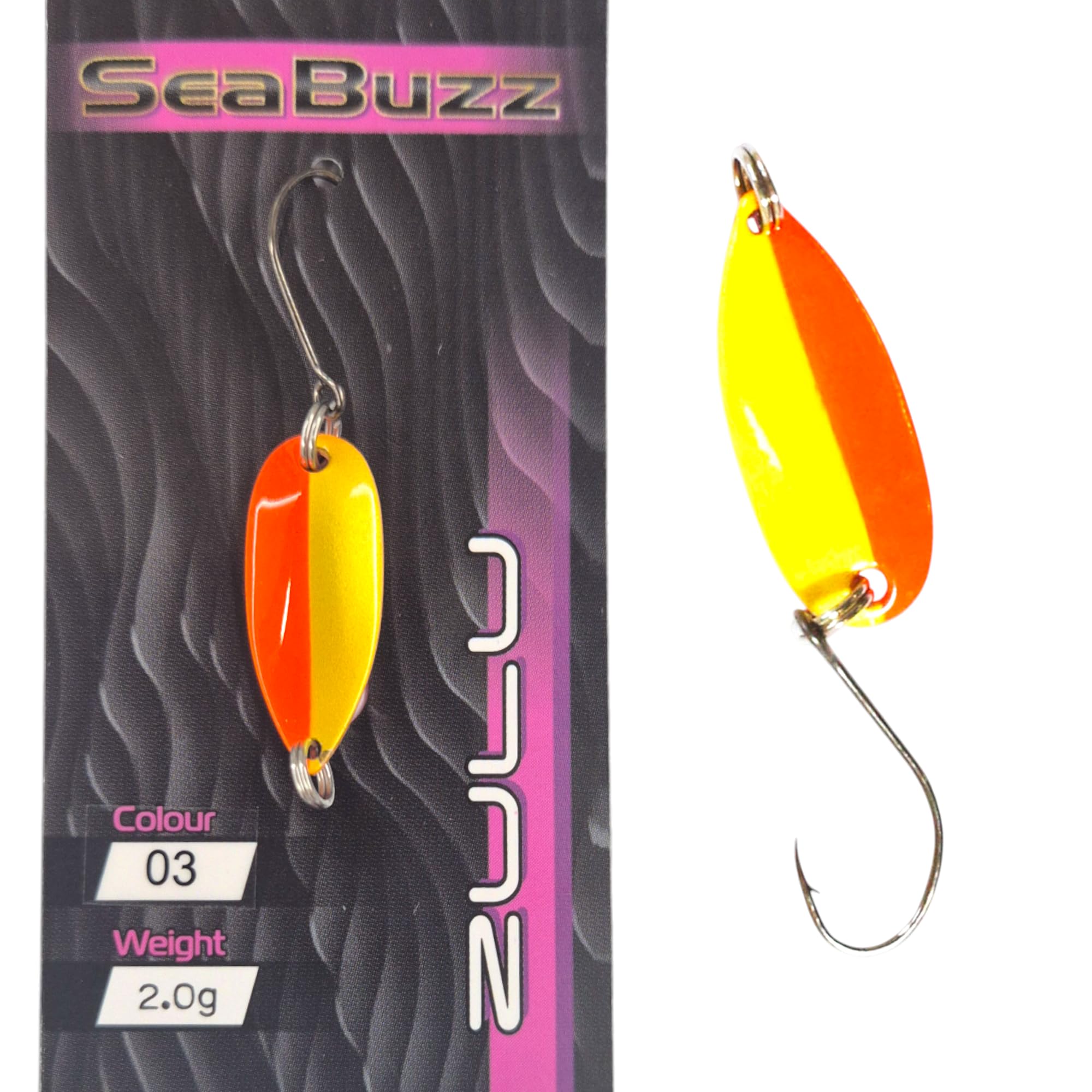 Mini pesce persico e trota Spoon Zulu 2 g 23 mm – esca per trota & pesce persico con gancio da pesca – freccia trota & pesce predatore – esca sportiva – esca artificiale – wobbler – accessori