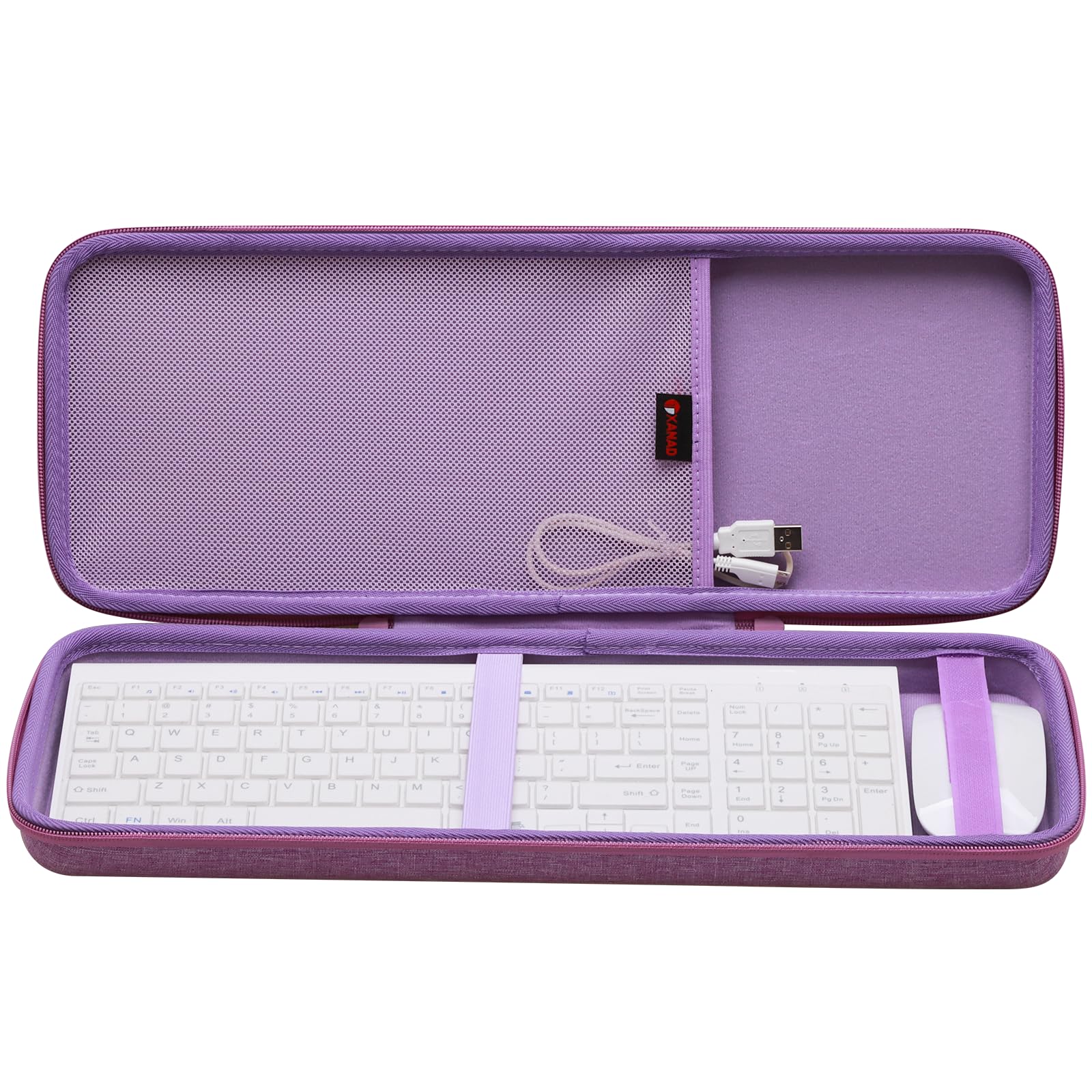Sacoche violette clavier Keychron K2 pour le télétravail nomade - 7