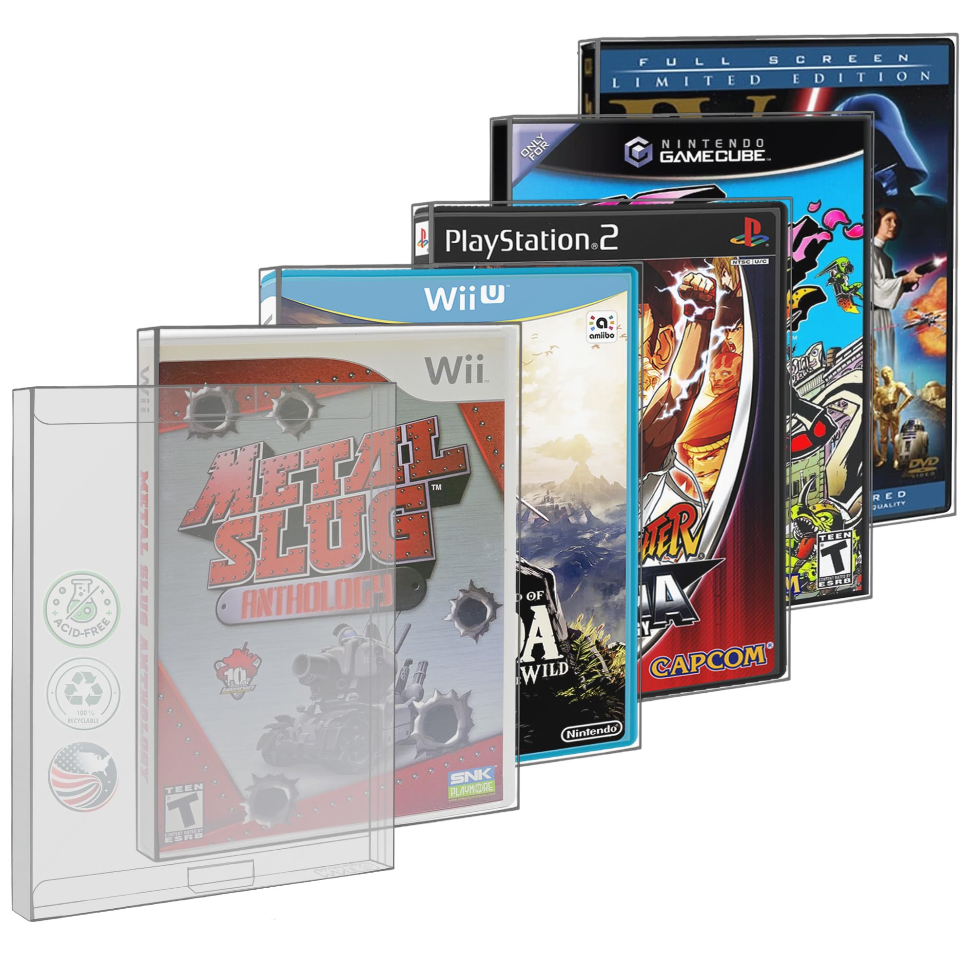 Amazon.com: MALKO 20 Pack Video Game Protector Case Compatible
