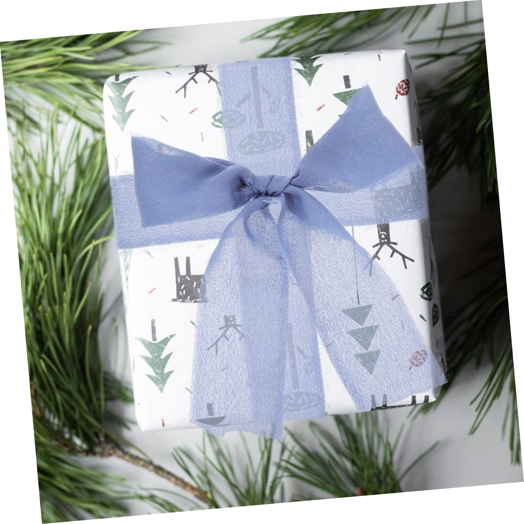 Lurrose 9stücke Teiliges Handgefertigter Chiffonbänder Dekorative Hochzeitsbänder Für -projekte Einladungskarten Und Geschenkverpackungen Leicht Und Einfach Zu Schneiden Für