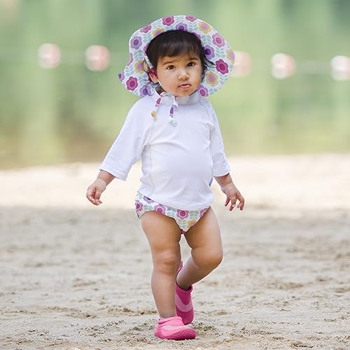 Miniatura 2 de i play. by green sprouts - Sombrero de ala para bebé, protección solar UPF 50+ durante todo el día para cabeza, cuello y ojos