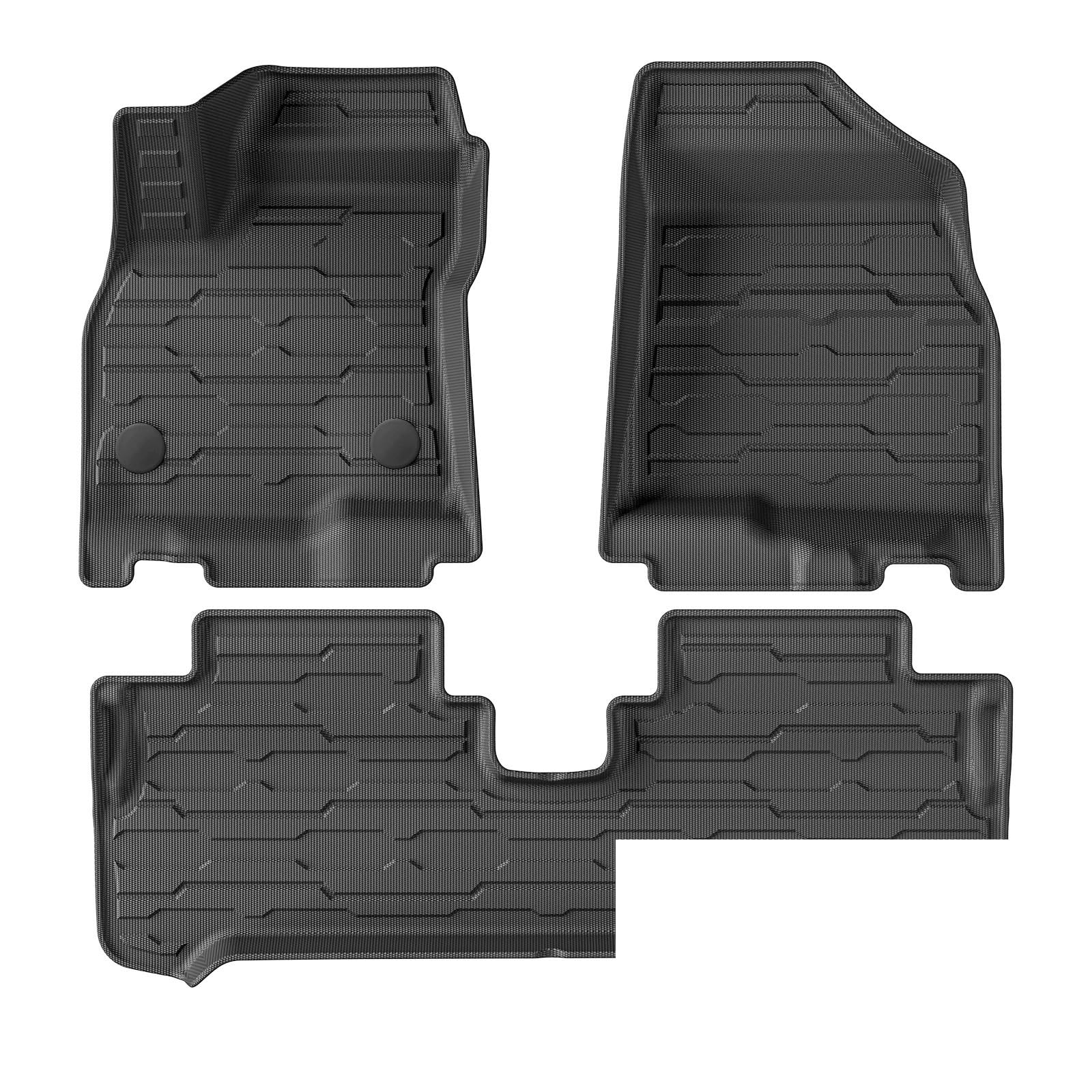 maty samochodowe Pasuje do Chevrolet Chevy Bolt EV 2022 2023 2024 dywaniki samochodowe mata wyłożenia podłogi bagażnika podkładka(Bolt EV LHD 3PCS)