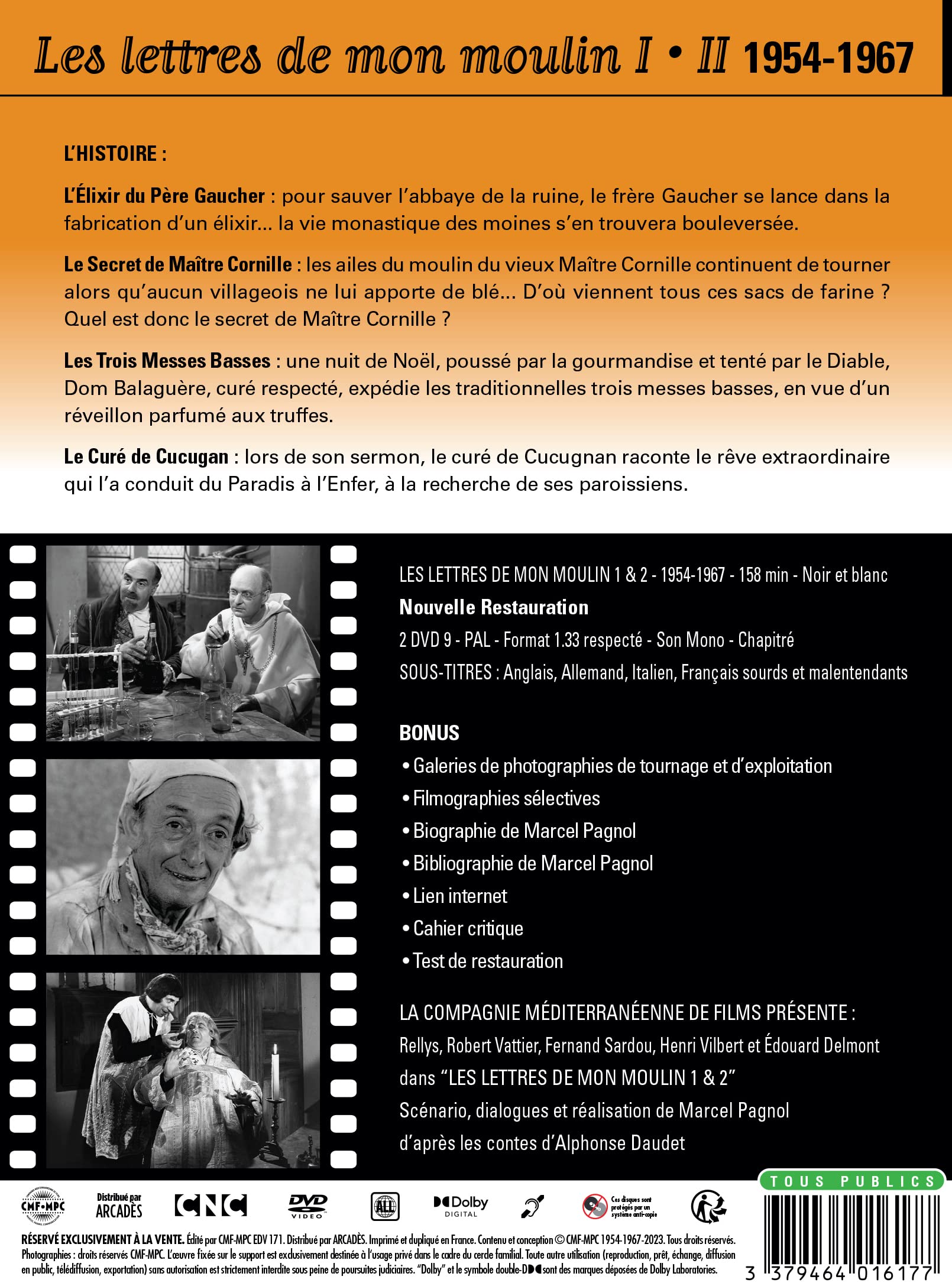 LETTRES DE MON MOULIN 1 & 2 (LES) - 2 DVD [HD DVD]