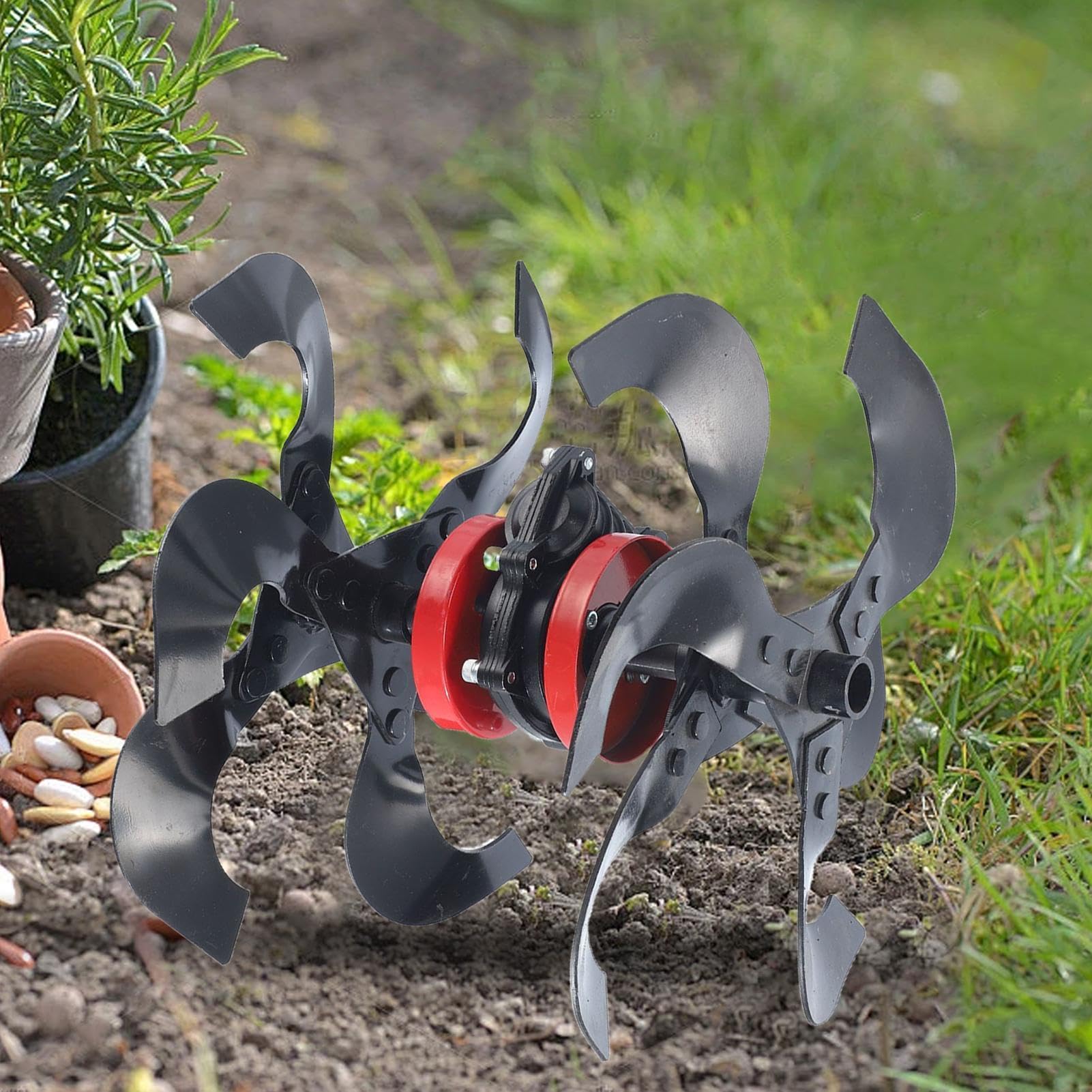 Rueda De Repuesto Para Cortacésped Grada de Discos Robusta | Accesorios de Jardinería para Usuarios Exigentes Principiantes Hogares Empresas Jardín Paisajismo