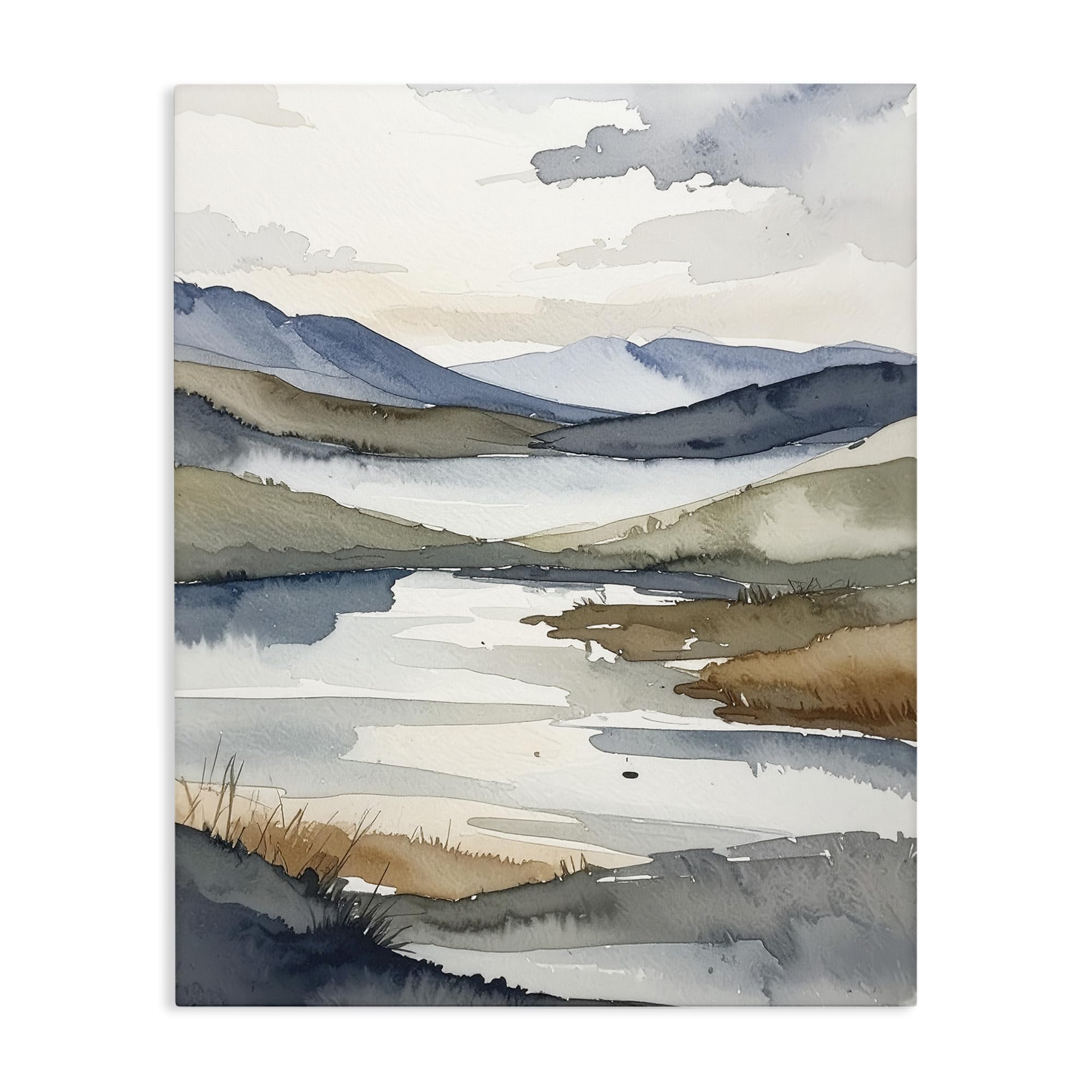 'Flow Of Water Pond'| Canvas Art