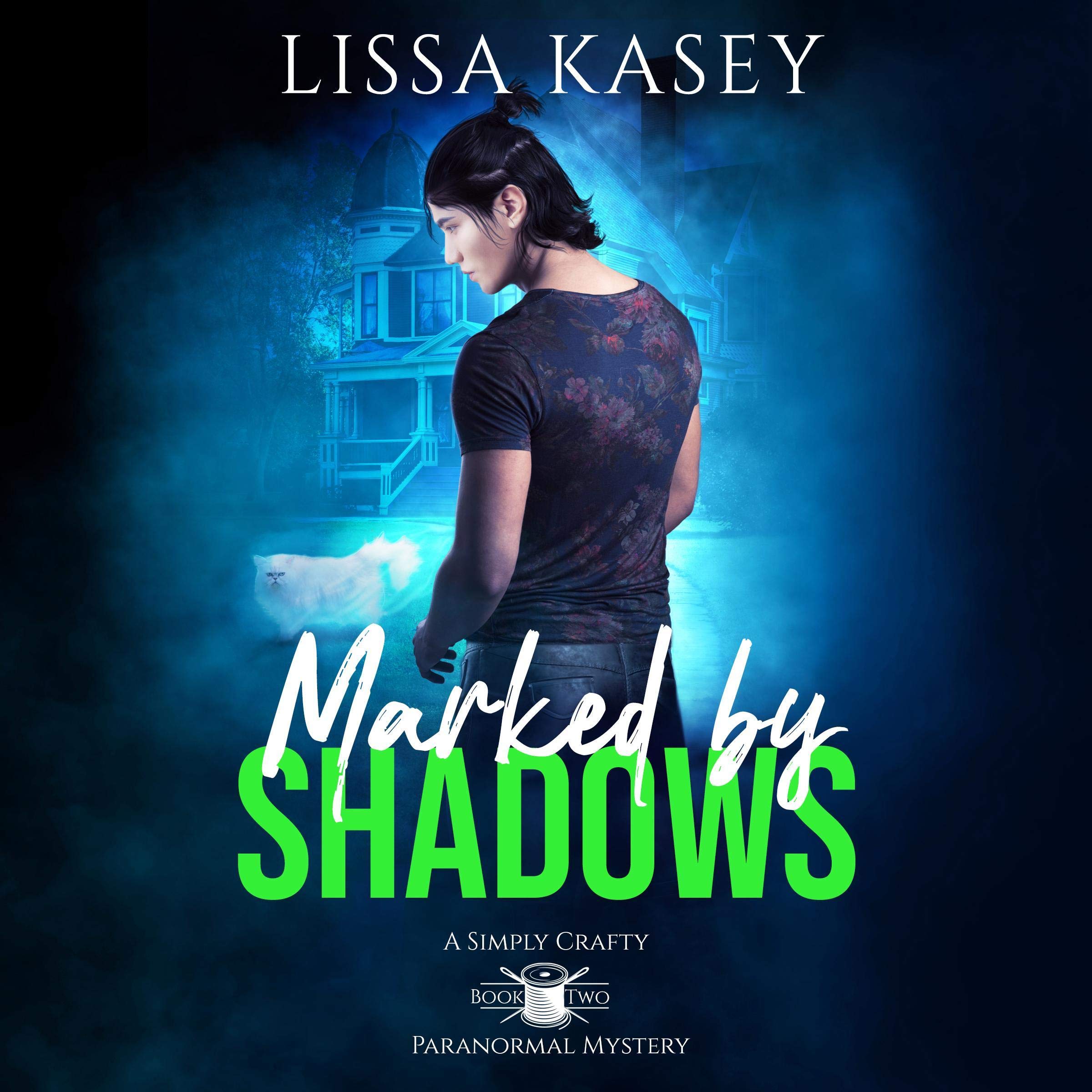 Cover art for Marked by Shadows: MM Paranormal Romance Mystery