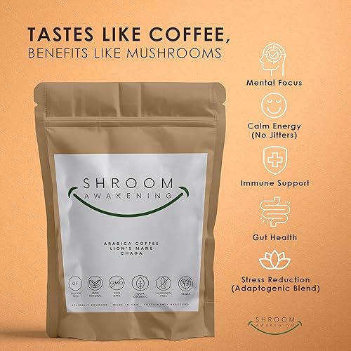 Miniatura 6 de Deja de perder las mañanas sintiéndote cansado  Café de hongos con melena de león y chaga para energía duradera, concentración y bienestar  Natural