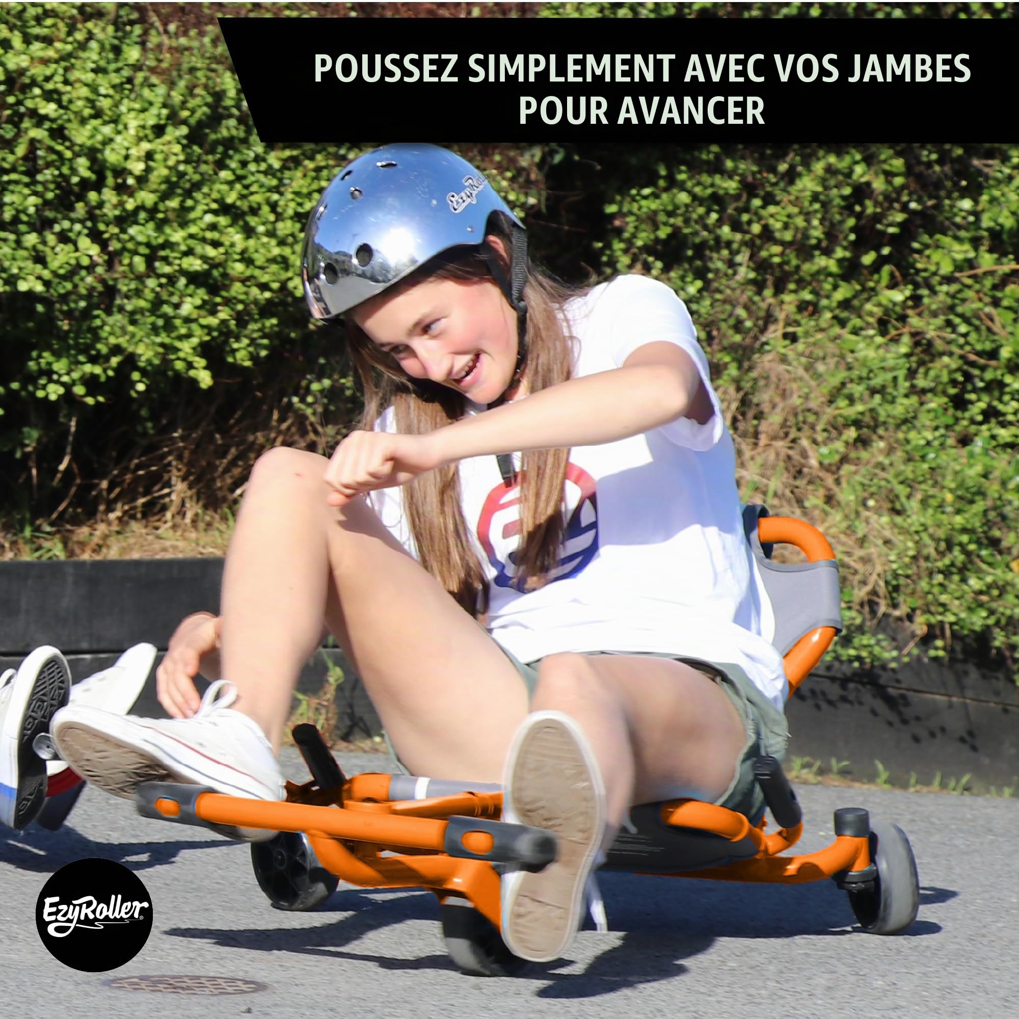 EzyRoller Drifter Pro X Trike pour Les Jeunes et Les Enfants à partir de 10 Ans et Les Adultes Tricycle Drifttrike Scooter à Trois Roues