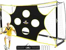 Amazon.com: PodiuMax 12 x 6FT Soccer Goal Target Nets with
