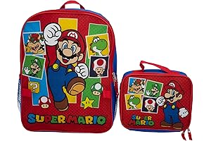 AI ACCESSORY INNOVATIONS Super Mario Boys Backpack Set